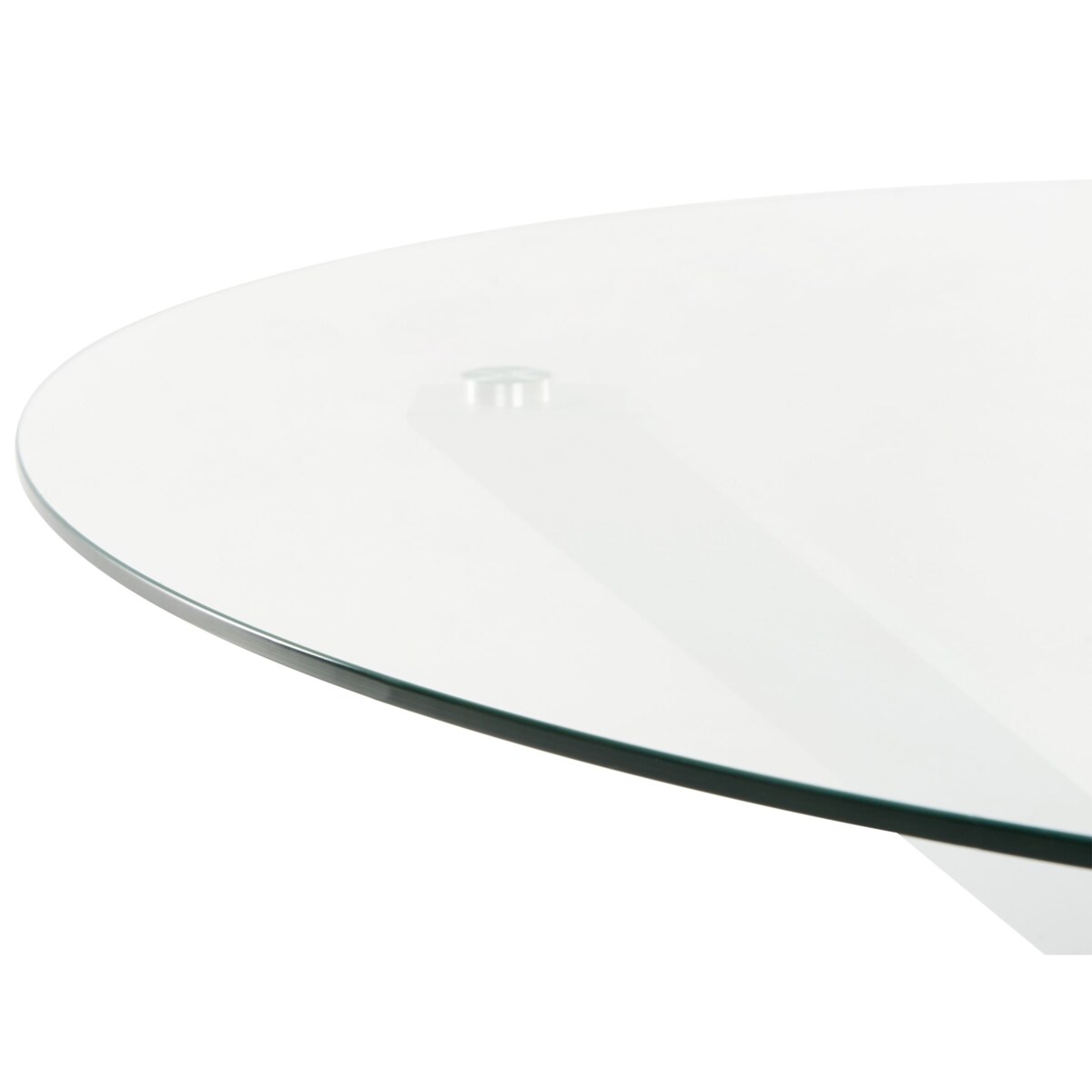 Stół ogrodowy z krzesłami MALETTO/BUSSETO Szkło 120x120x75 cm Biały