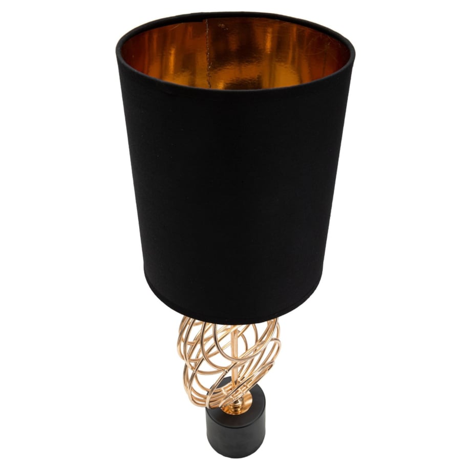 Lampa stołowa ze złotym zdobieniem 58,5x20x20 cm COLICA