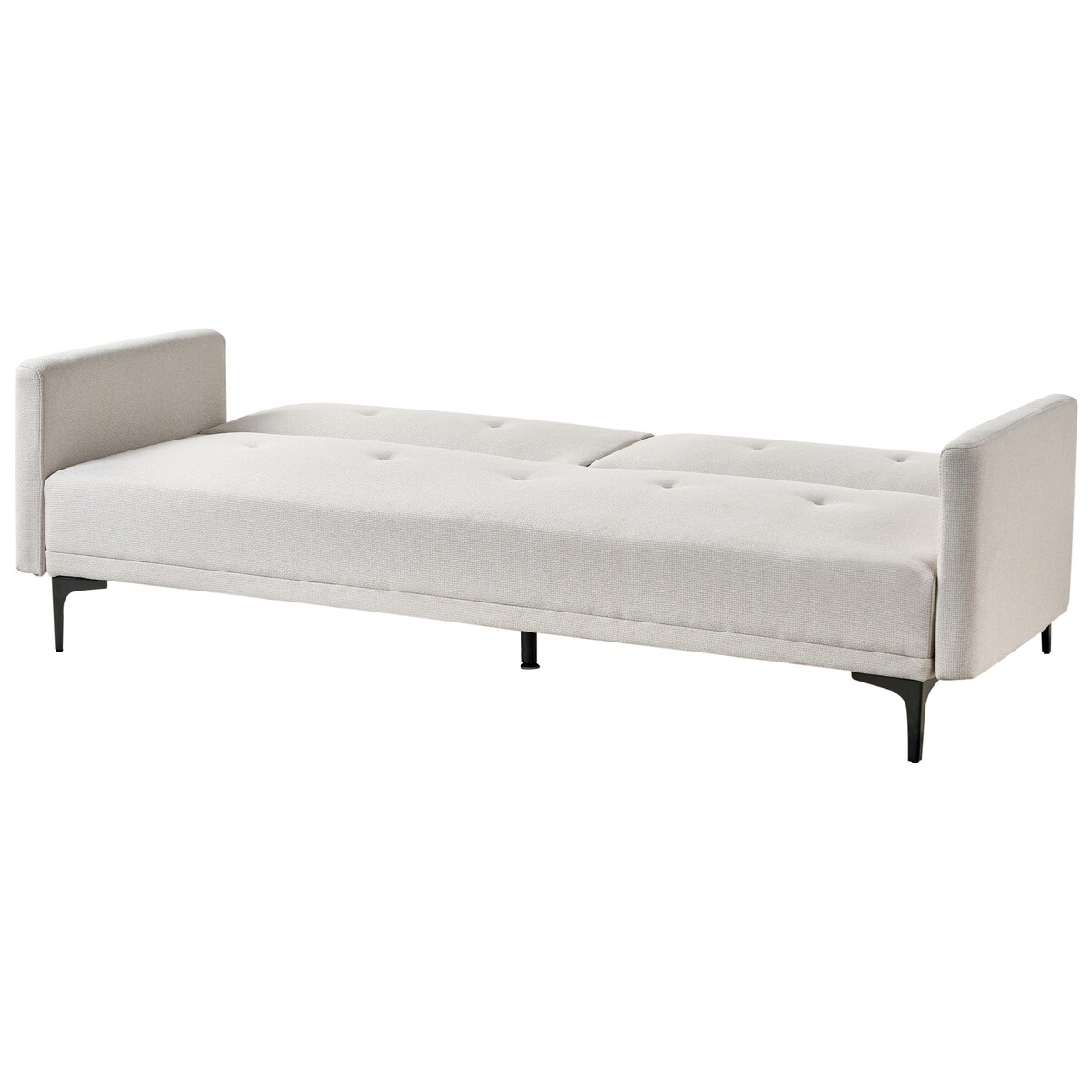 Sofa rozkładana dla 3 osób LUCAN Jasnobeżowy