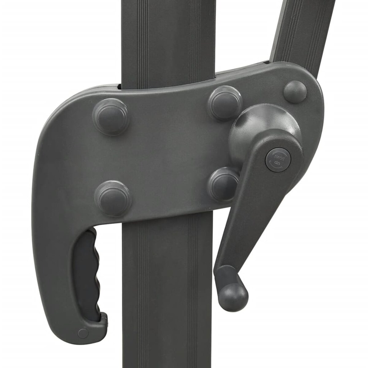 vidaXL Parasol wiszący z podwójną czaszą, 400x300 cm, piaskowy