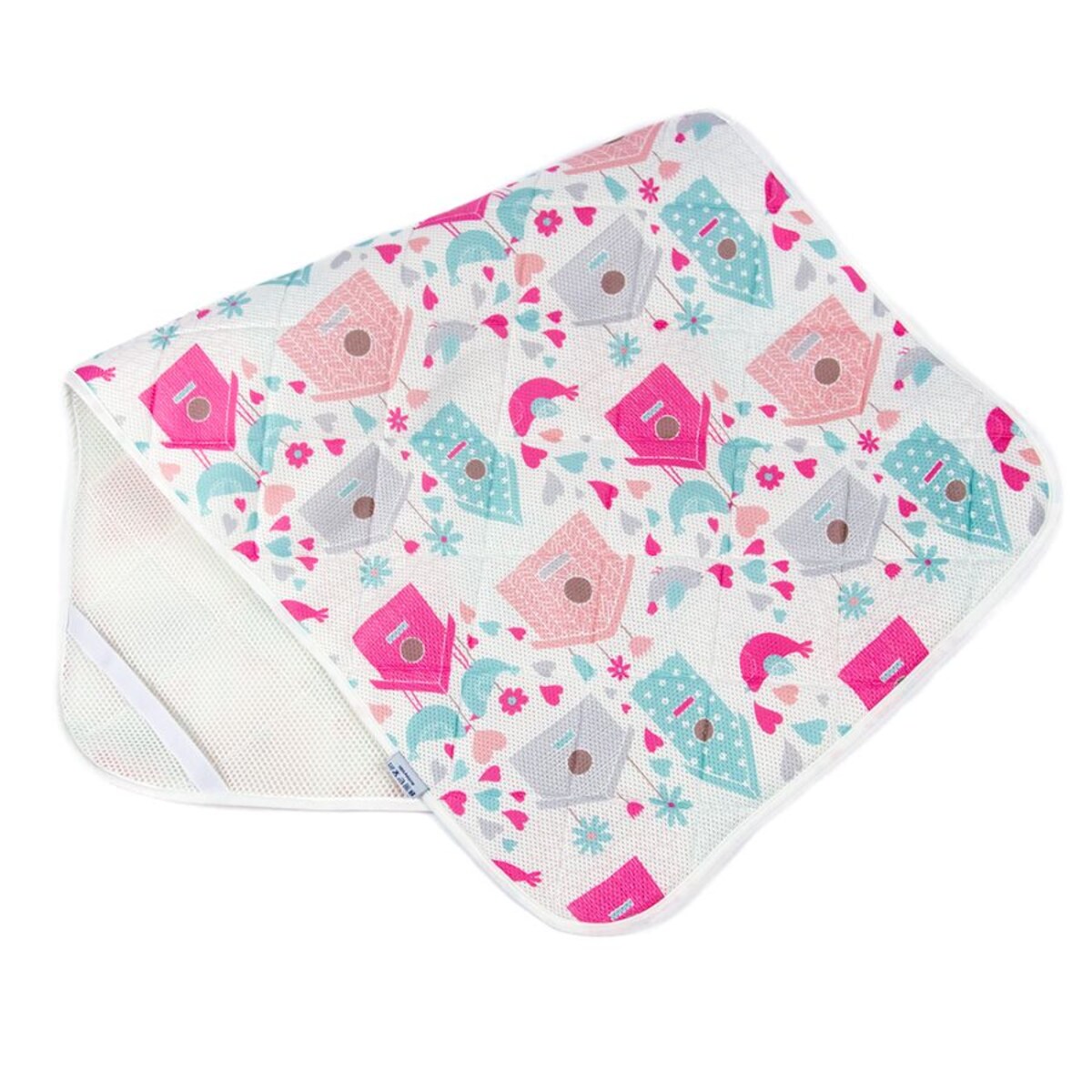 Top na materac 120x60 cm ochraniacz - DREAM Domki Różowe