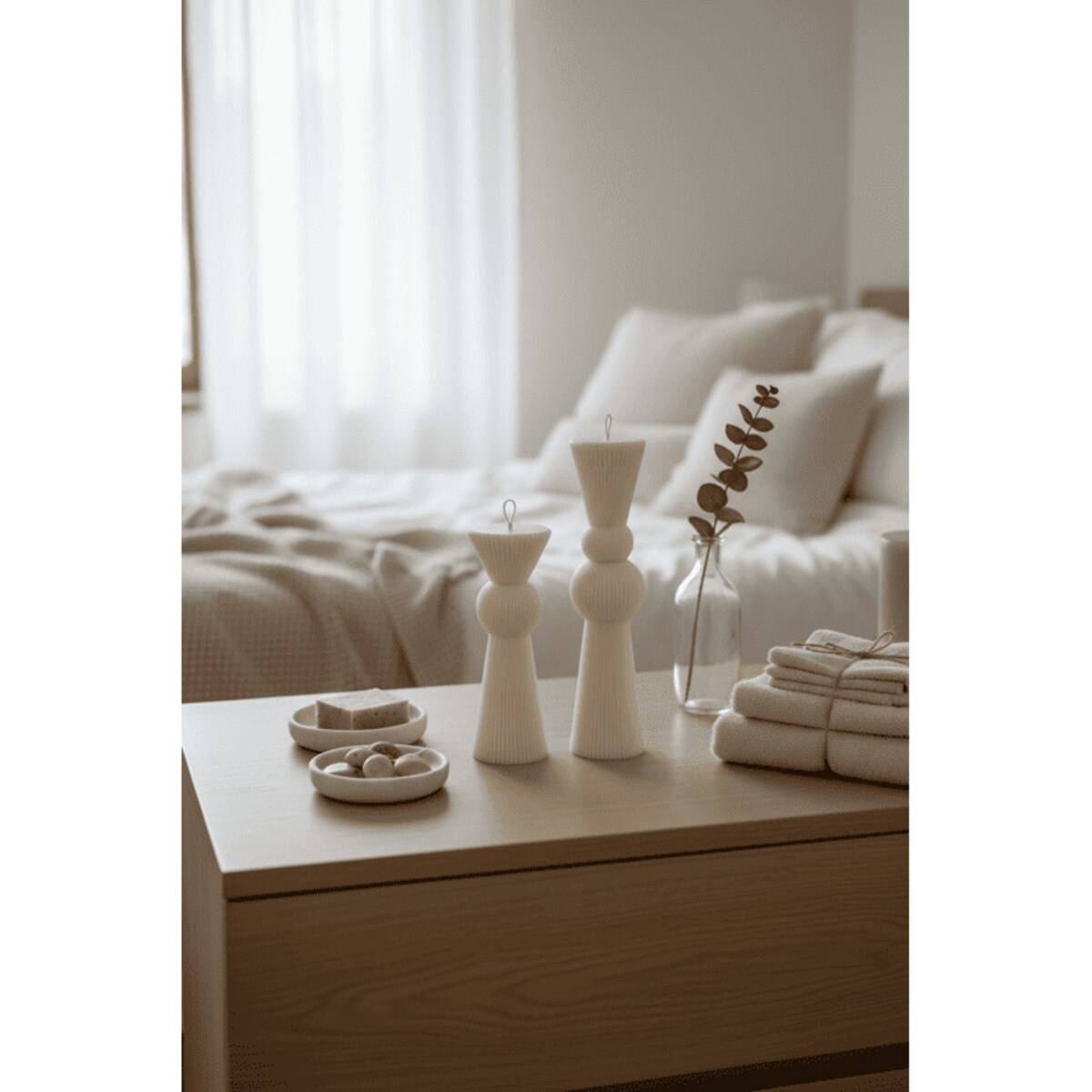 Zestaw świec sojowych Enzo – eleganckie świece handmade z naturalnego wosku