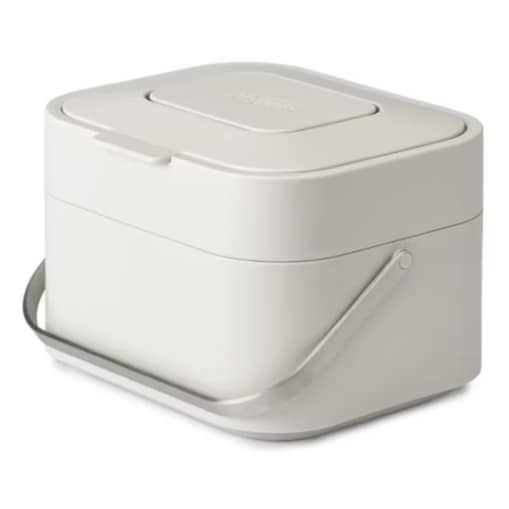 Pojemnik z filtrem zatrzymującym zapachy beżowy Stack IW, 23 x 20 x 16 cm, Joseph Joseph