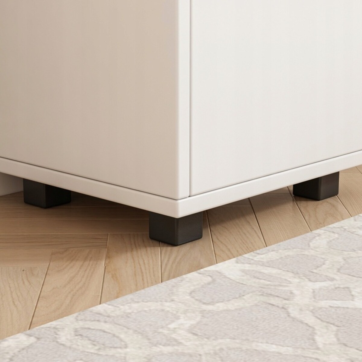 Szafka łazienkowa biała stojąca regał kosmetyki salon nowoczesna loft 90 cm