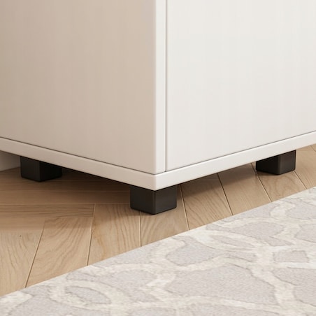 Szafka łazienkowa biała stojąca regał kosmetyki salon nowoczesna loft 90 cm