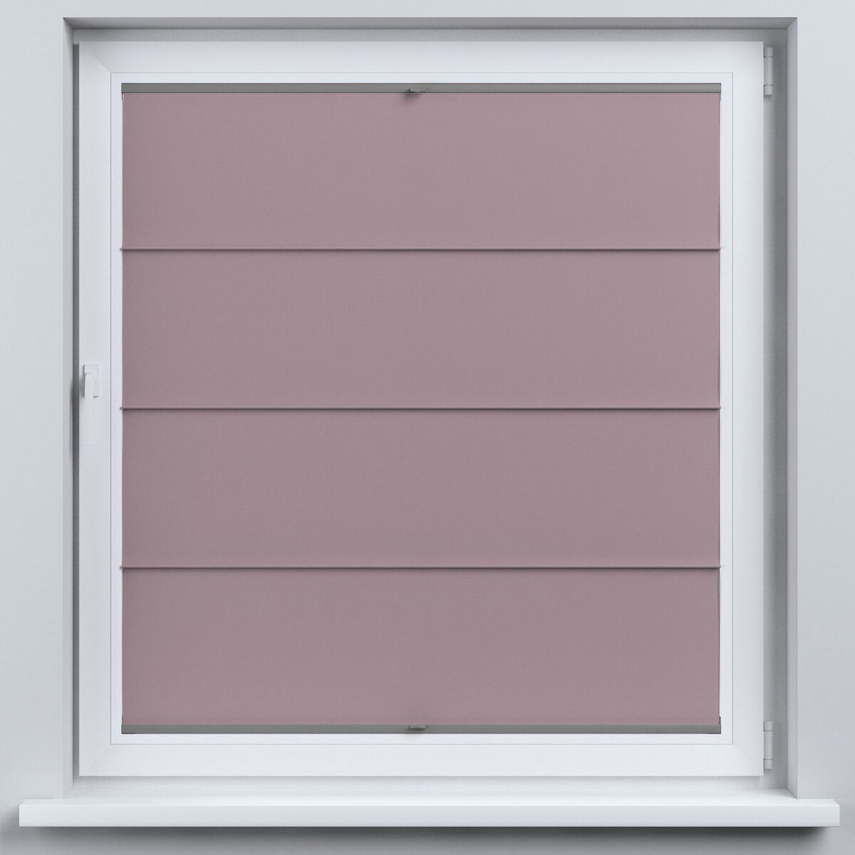 Roleta plisowana rzymska Sycylia 80x160 zgaszony róż