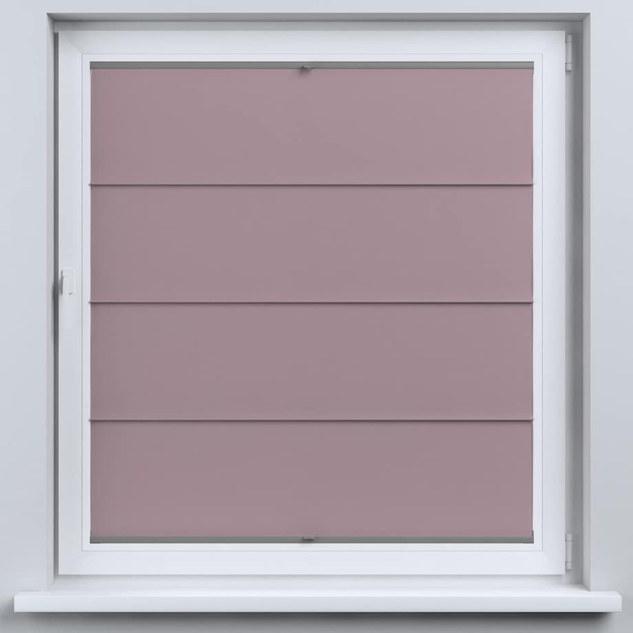 Roleta plisowana rzymska Sycylia 80x160 zgaszony róż