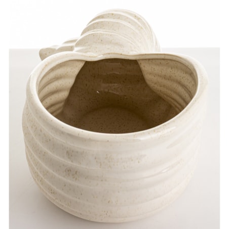 Wazon ceramiczny w kształcie muszli 16,5x28x16 cm SEASHELL