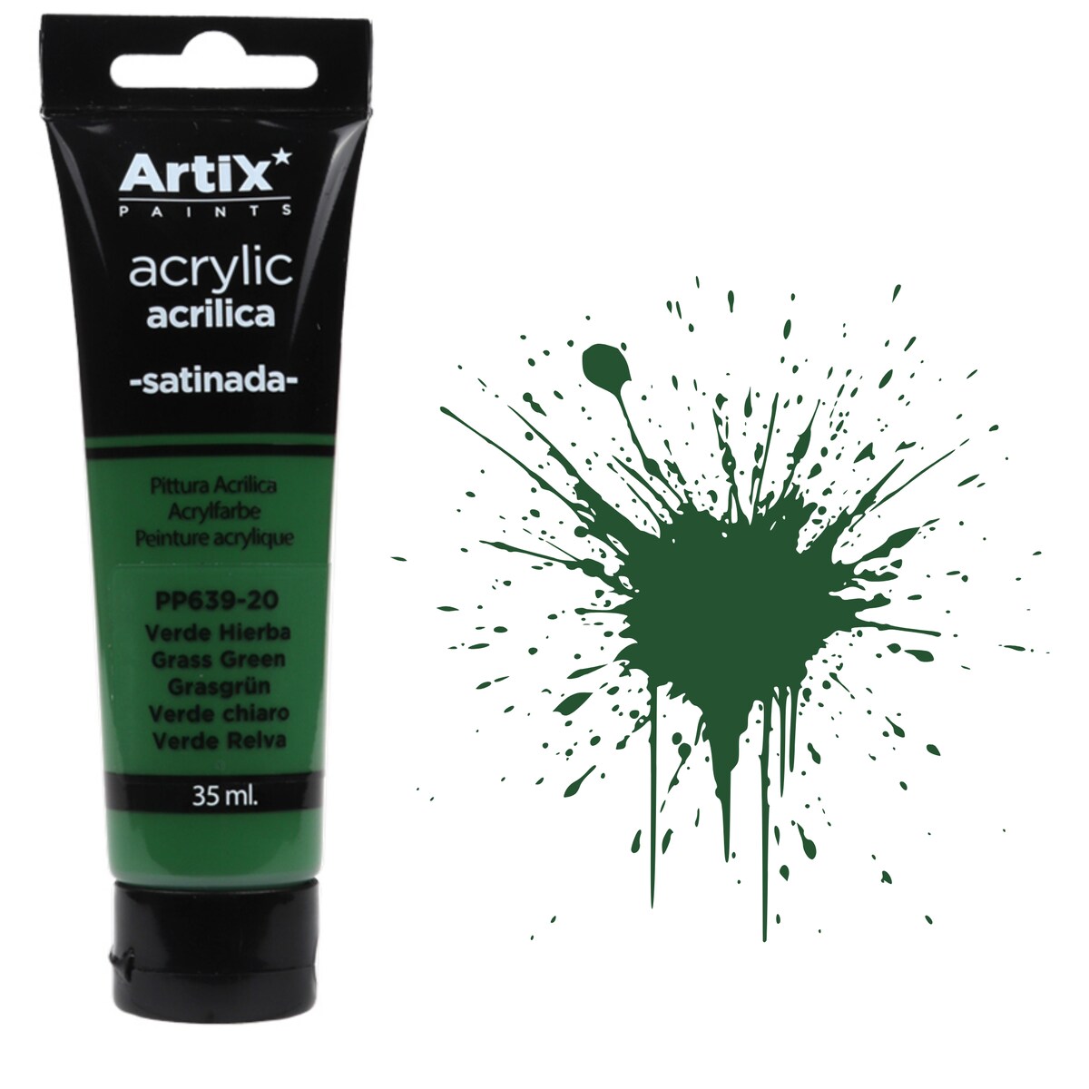 farba akrylowa grass green artix pp639-20 35ml