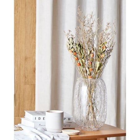 Bukiet suszonych kwiatów 65 cm pomarańczowo-zielony AZUEL