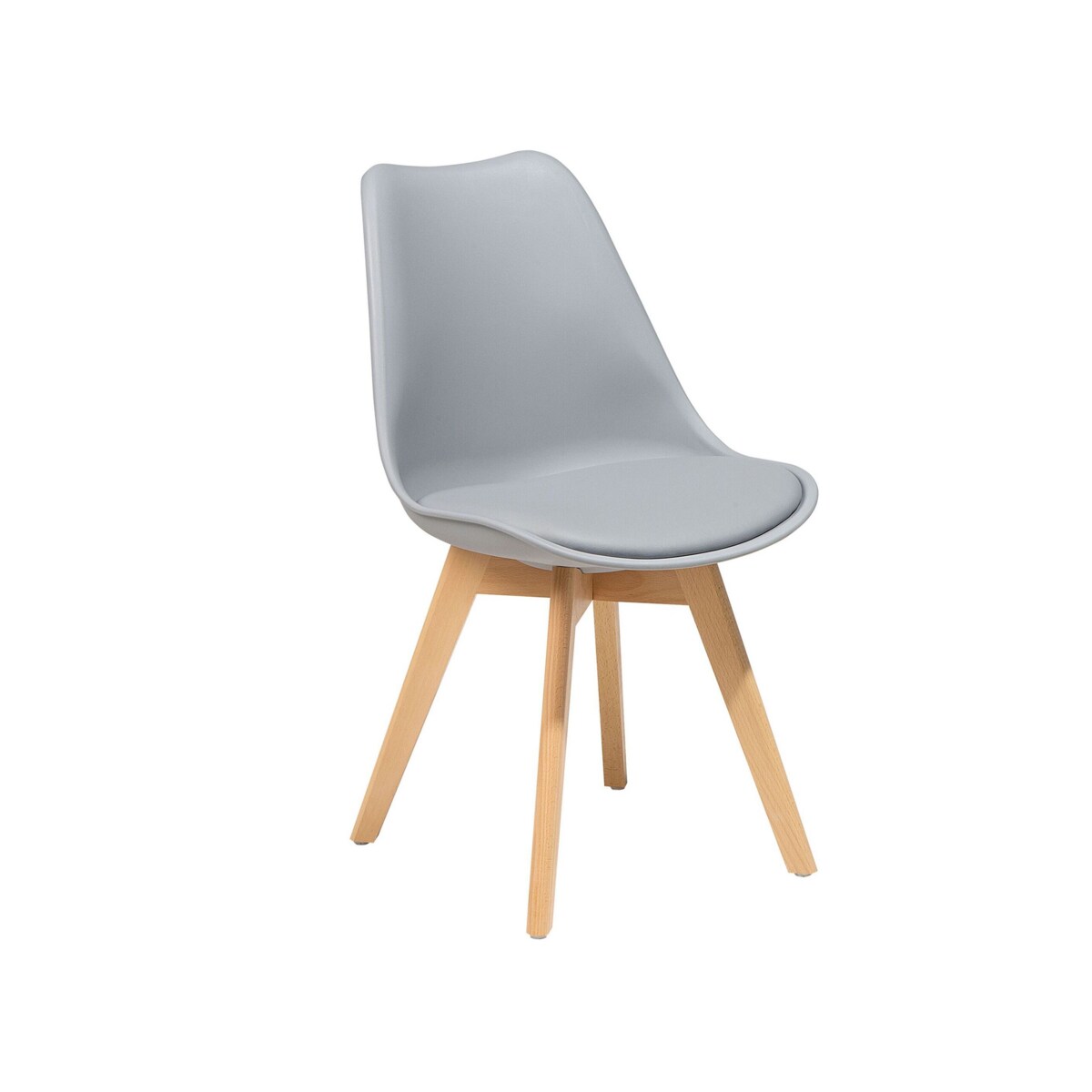 Zestaw 2 krzeseł do jadalni szary DAKOTA II