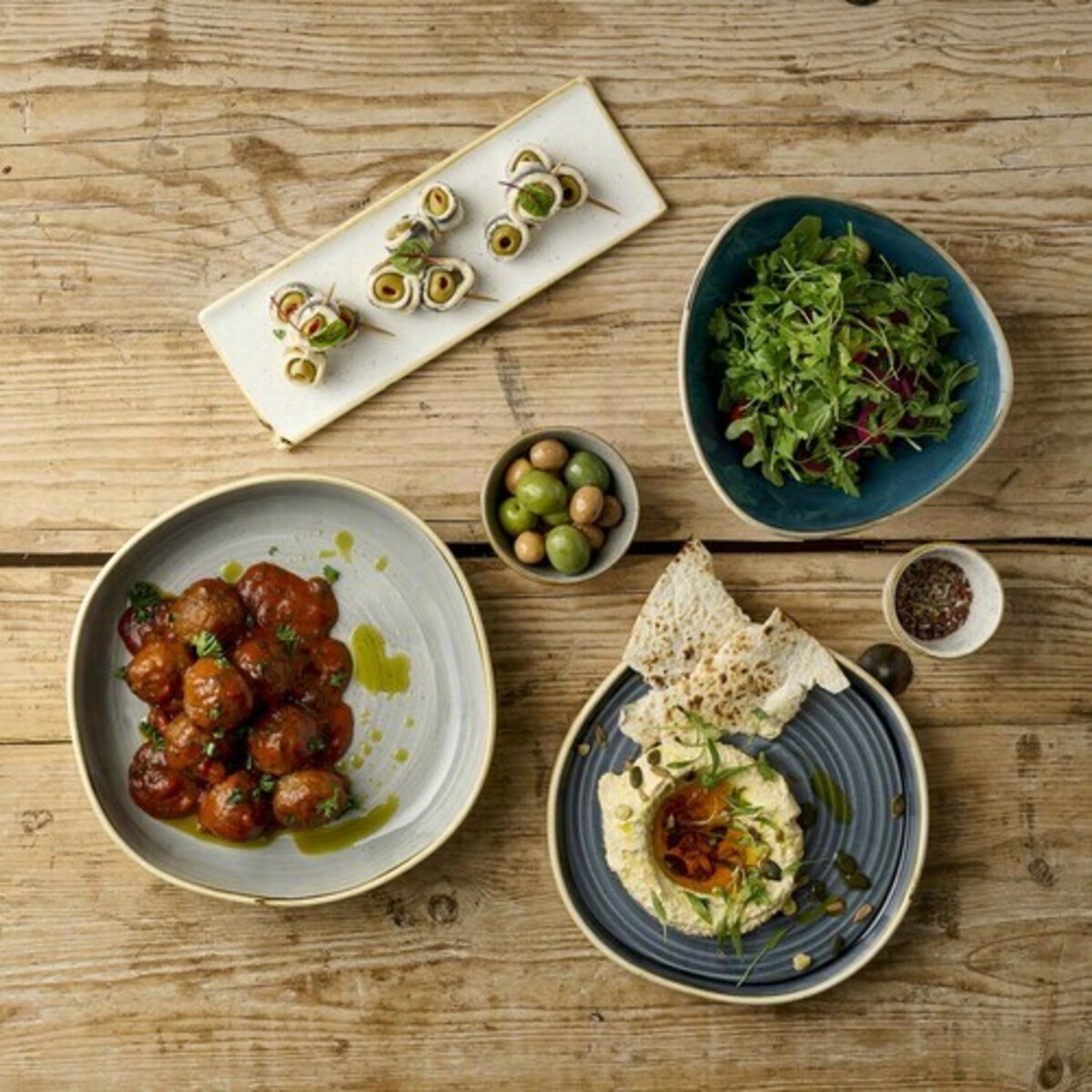 Taca porcelanowa Stonecast Barley White, 300x90mm