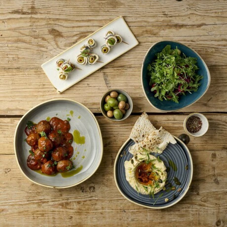 Taca porcelanowa Stonecast Barley White, 300x90mm