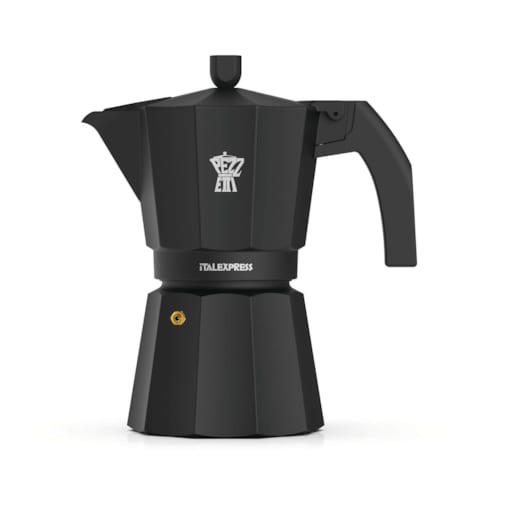 PEZZETTI ITALEXPRESS Emaliowana kawiarka (1 filiżanka) - Czarny