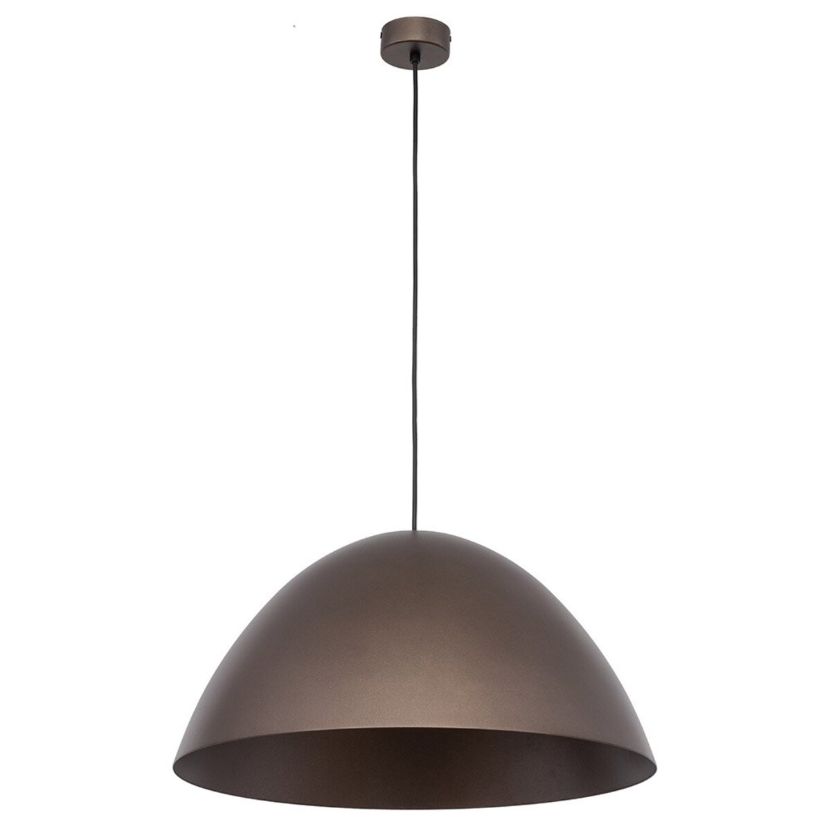 Lampa wisząca TK Lighting FARO BROWN 4509 brązowa 50 cm E27 loft industrialna do salonu i jadalni