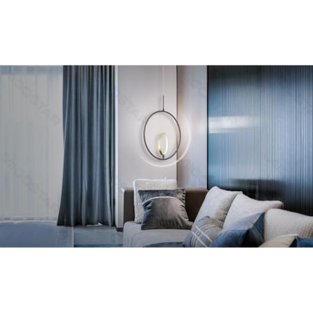 lampa wisząca z aluminium i silikonu | 6500k | nowoczesny design 120 cm