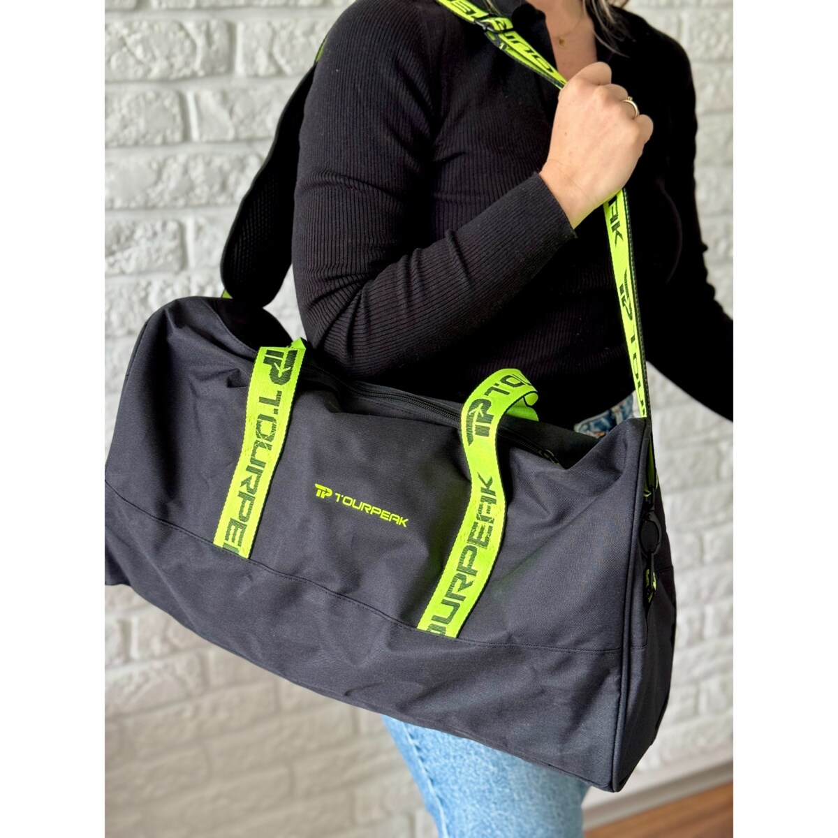 Torba Podróżna Materiałowa Treningowa Sportowa Basen Siłownia Fitness