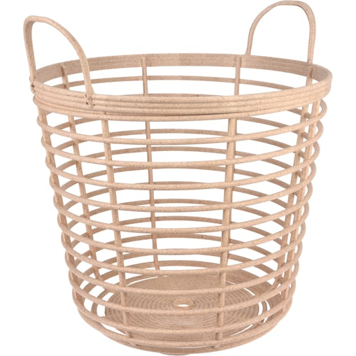 Prosty kosz z uchwytami do przechowywania, Ø 43 x 46 cm