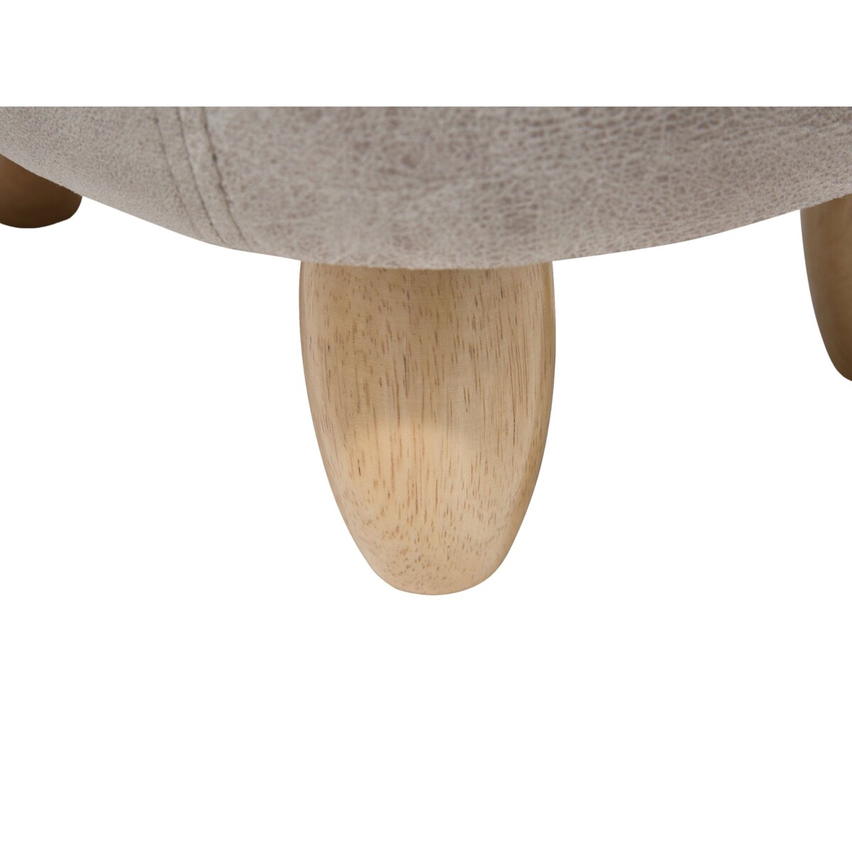 Pufa zwierzak ze schowkiem ekoskóra jasnoszara HIPPO