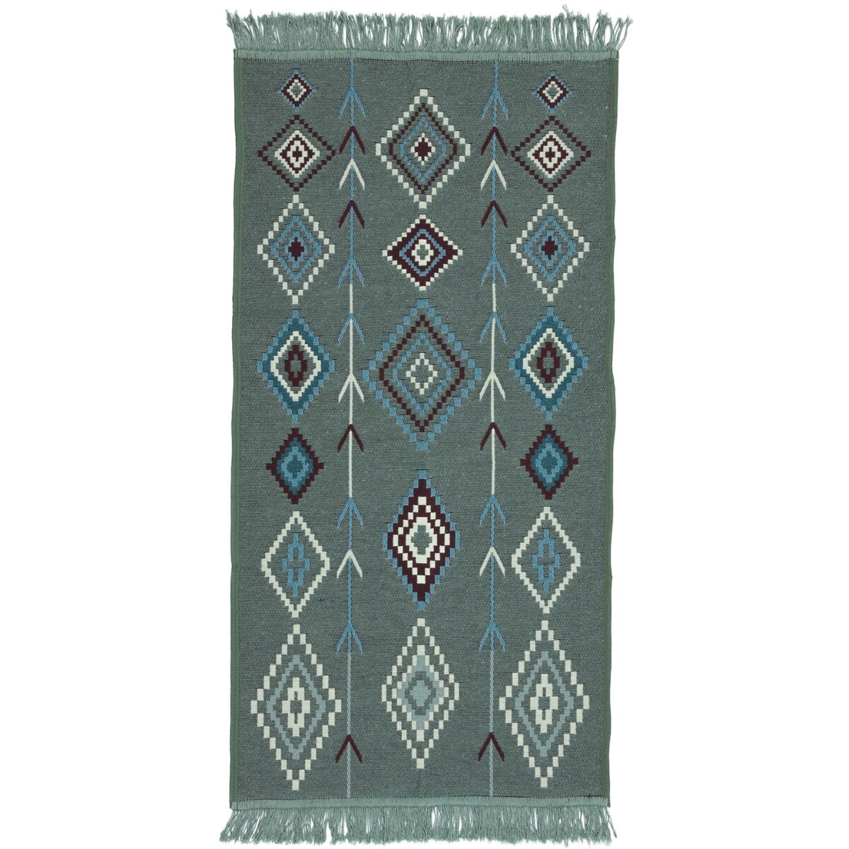 Dywan Kilim Nord 60x120 cm e-floor Aztecki miętowy