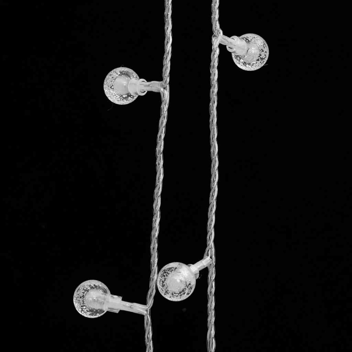 vidaXL Lampki świąteczne, 40 m, 400 diod LED, zimna biel, 8 funkcji