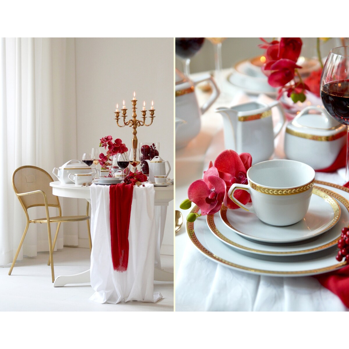 Garnitur do kawy dla 6 osób 22 el. Pułaski Prezydencka 8790