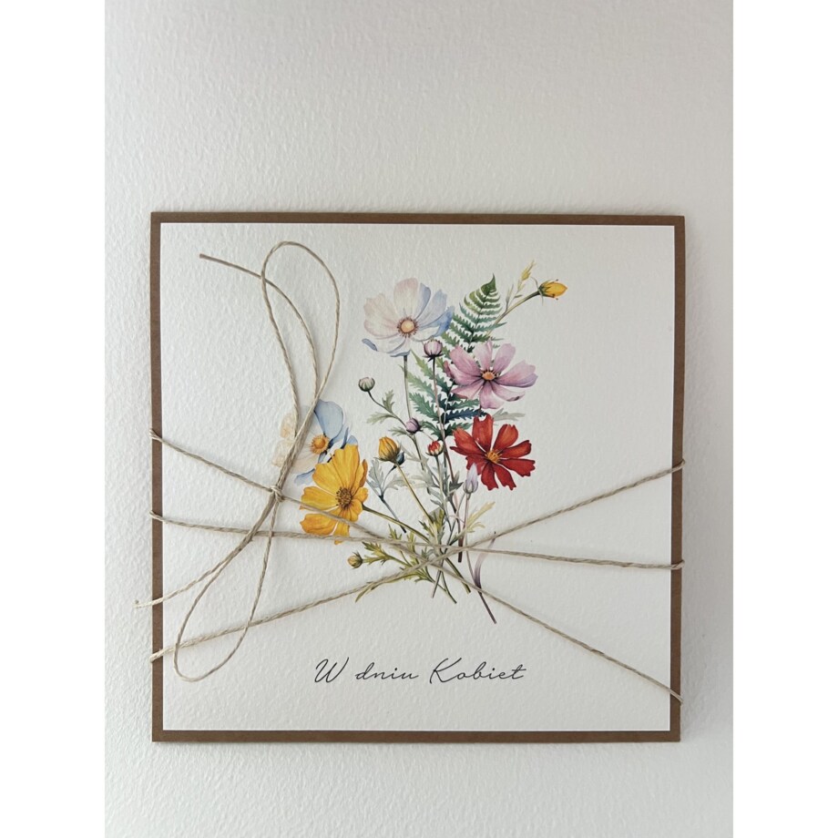 Wyjątkowa kartka - prezent dla kobiety na dzień kobiet