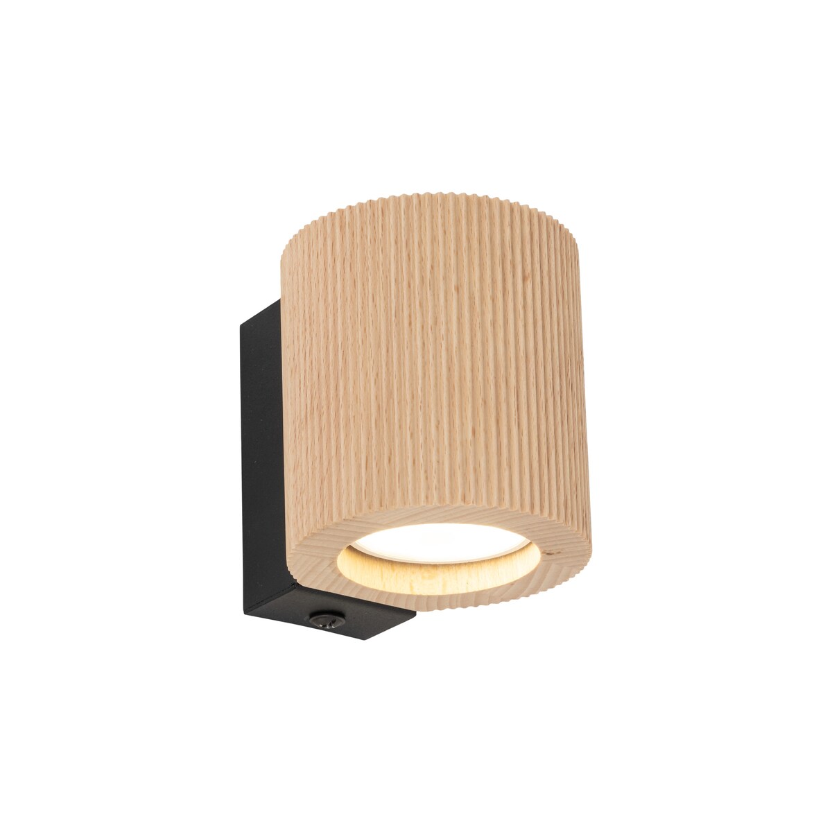 Kinkiet ścienny TK Lighting EVE CORTE WOOD 11443, drewno/czarny, GU10, nowoczesny