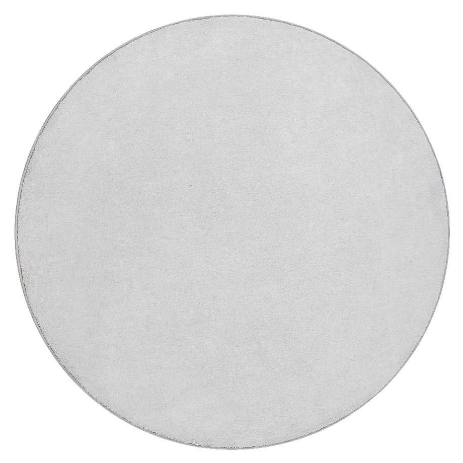 DYWAN koło CASHMERE srebrny 152 gładki koło 133 cm