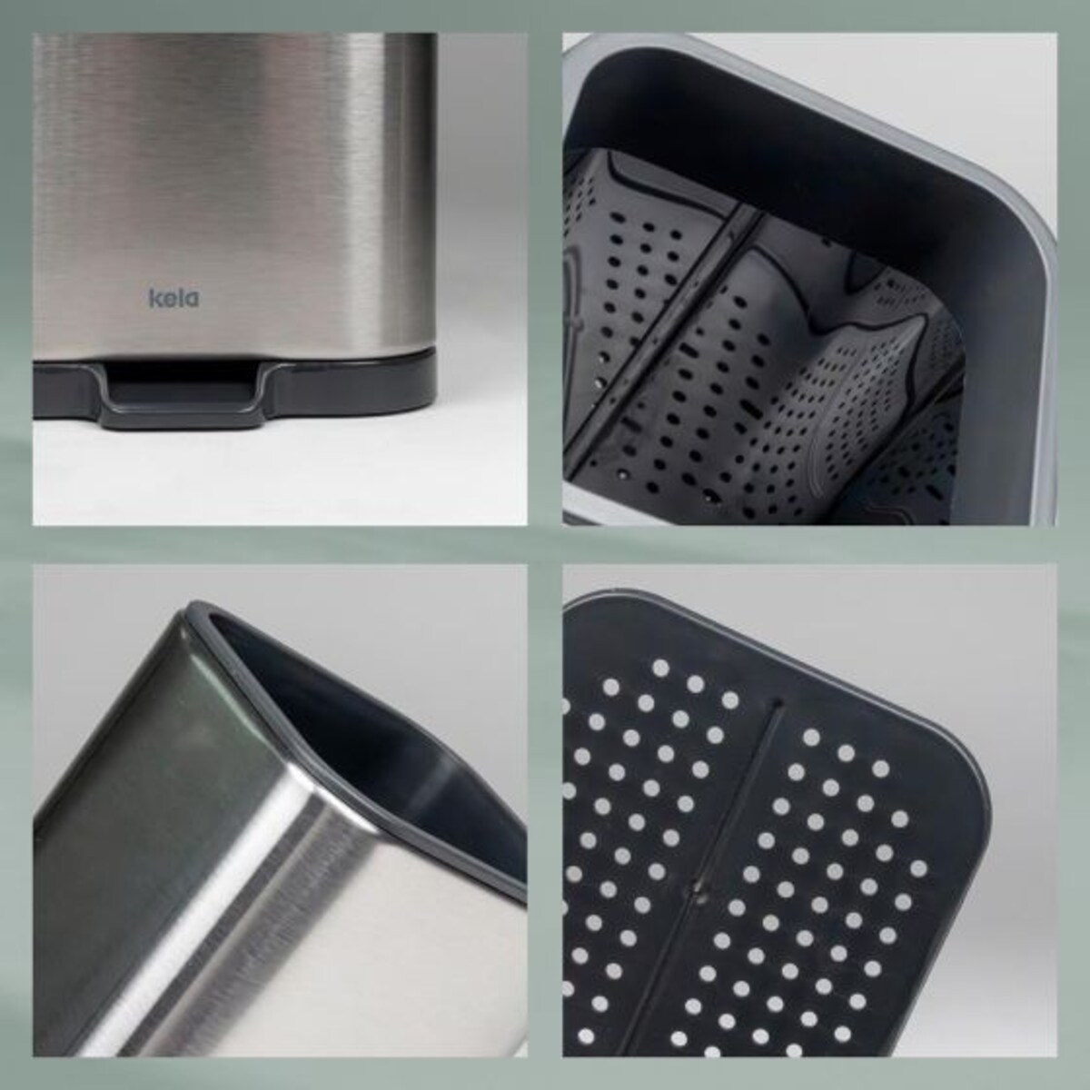 Pojemnik / ociekacz na sztućce kuchenne Plata Kela