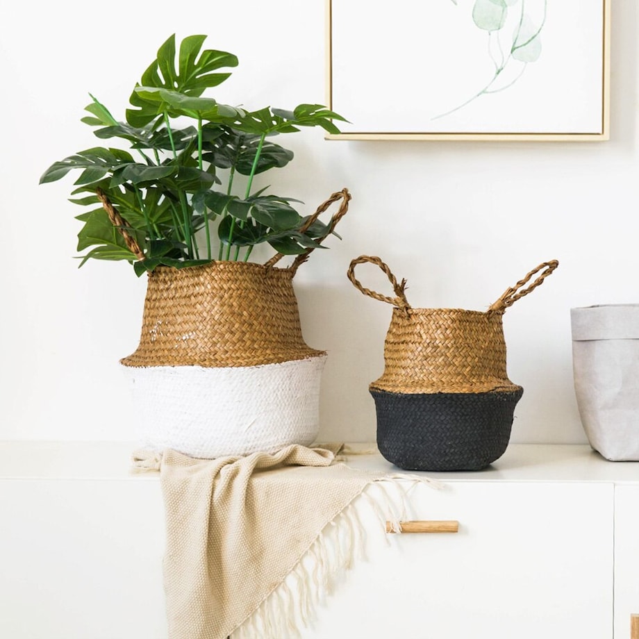 Kosz Naturalny Pleciony 381181B