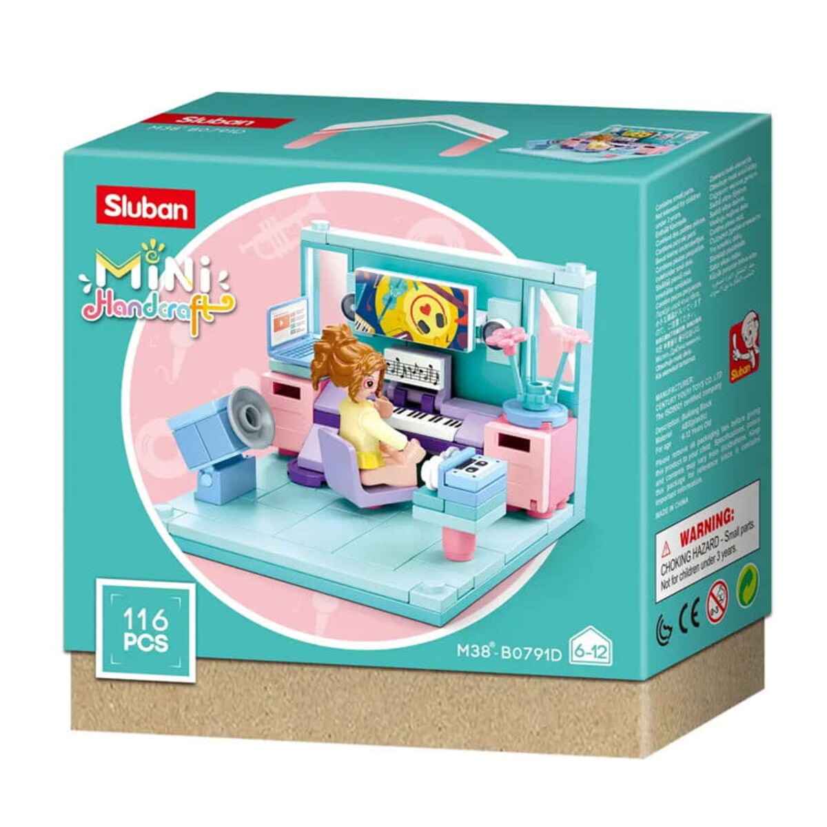 KEYBOARD - mini pokoik klocki - Sluban - 116 elementów