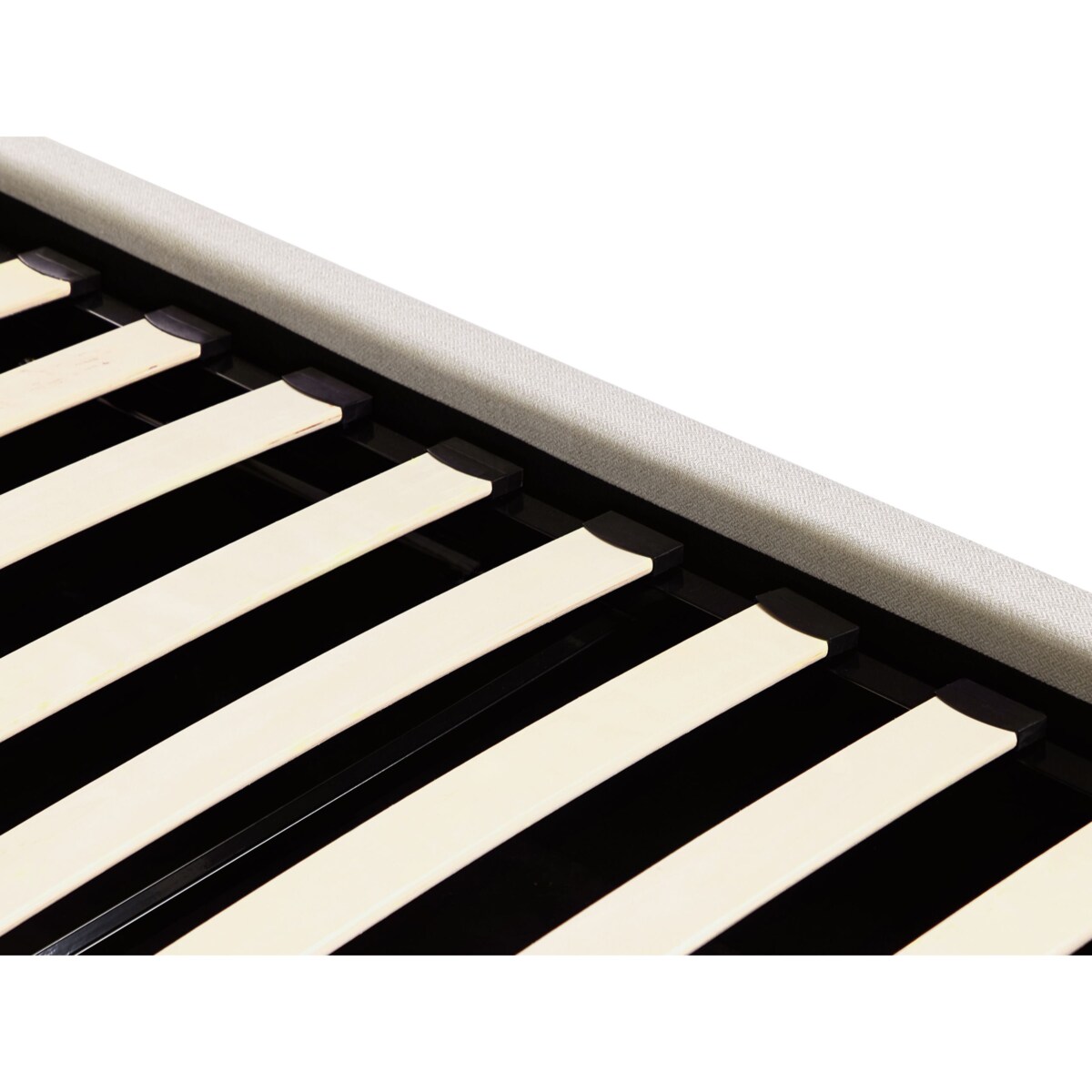 Łóżko z pojemnikiem VION 140 x 200 cm Beżowy