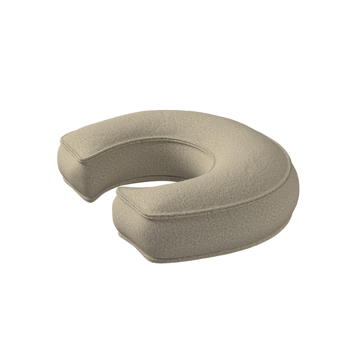 Poduszka literka C, jasny beż, 30x40cm, Boucle