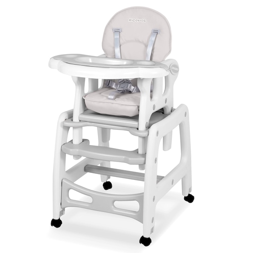 Krzesełko do karmienia sinco dla dzieci składane taca Ricokids + śliniak