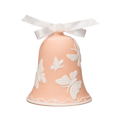 Palais Royal Dzwonek porcelanowy pomarańczowy 9,5 cm