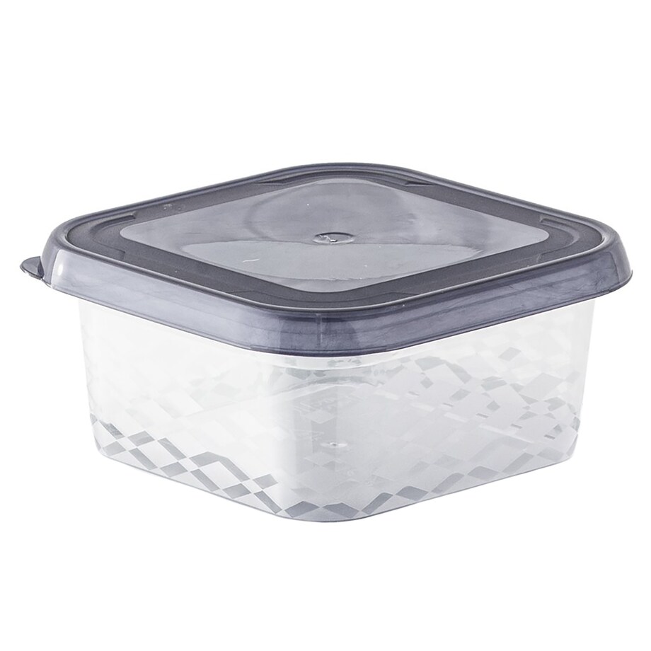 Zestaw Pojemników Plastikowych Do Żywności 3 Szt Pojemniki Antracyt