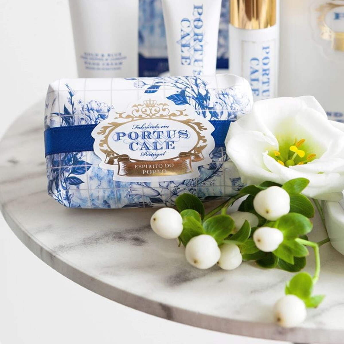 Mydła w kostce Portus Cale Gold&Blue 3szt