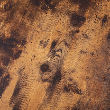 Regał Półka 56X34X172 Cm Rustykalny Brąz, Czarny