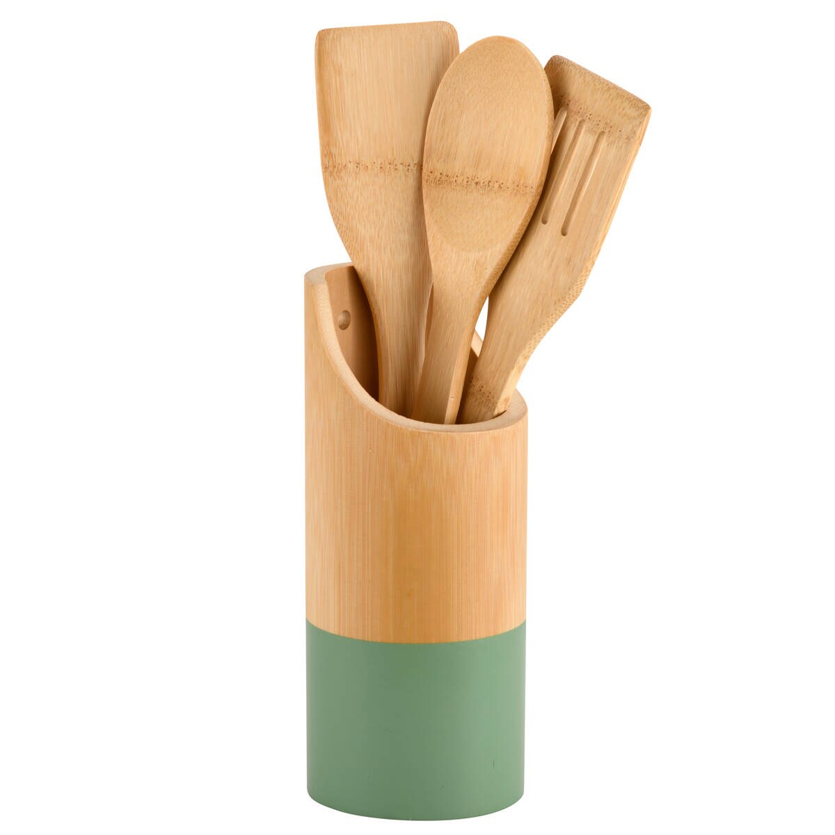 Bambusowy zestaw akcesoriów kuchennych, 4 sztuki