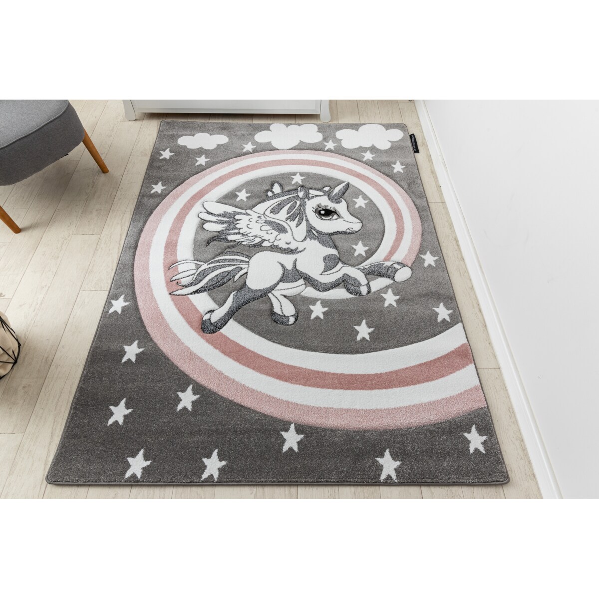 Dywan PETIT PONY KUCYK KONIK szary 160x220 cm