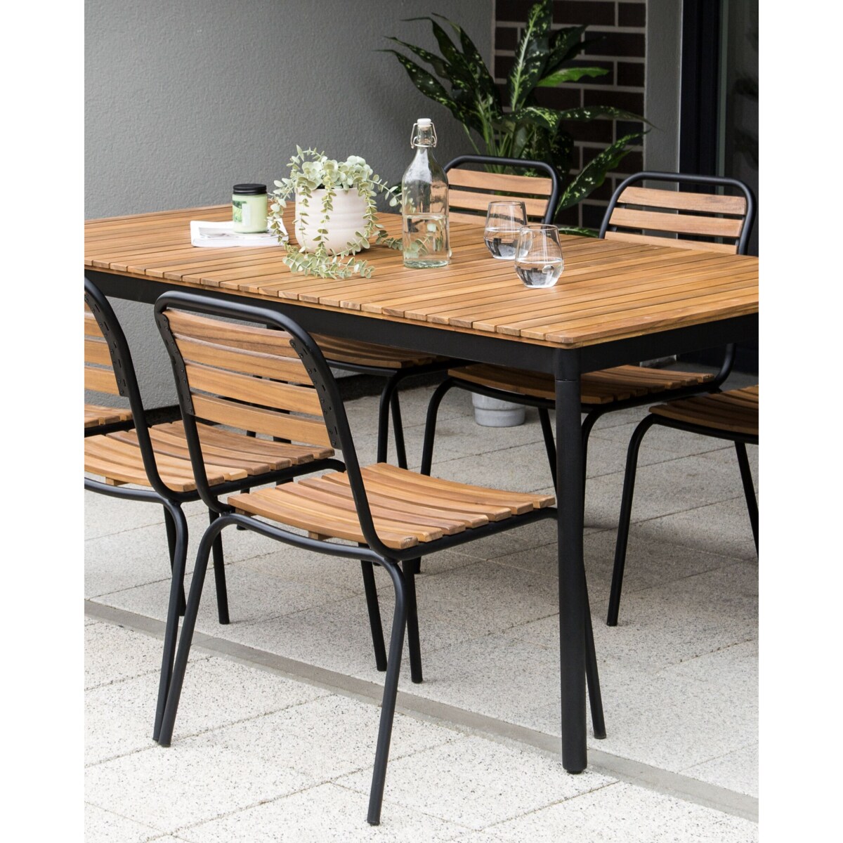 Zestaw 6 krzeseł Jasne drewno VALLESE