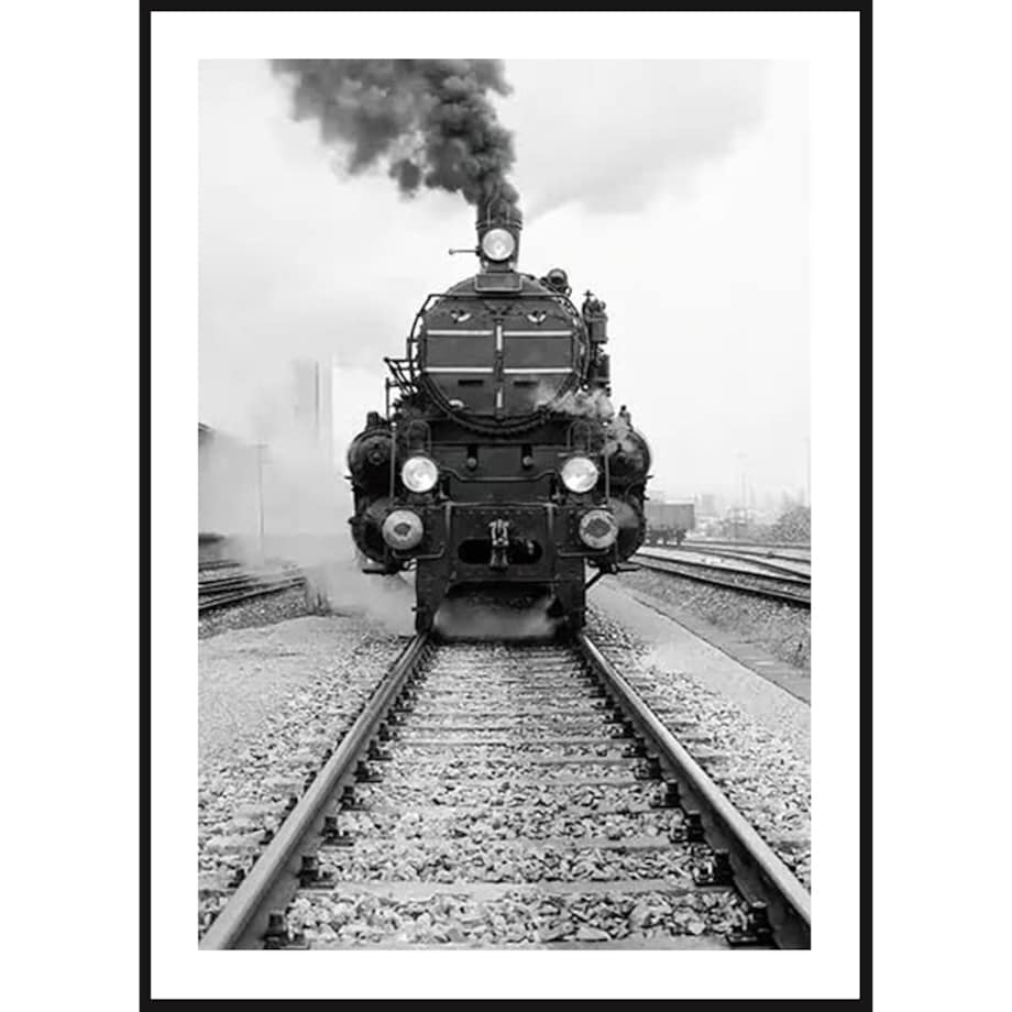 Poster Story, Plakat, Obraz - Stacja Kolejowa, wymiary 70 x 100 cm