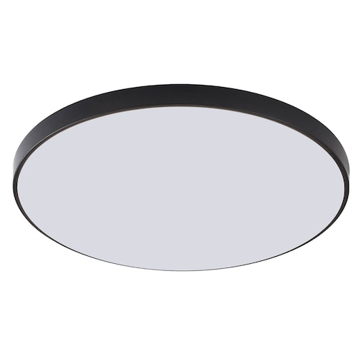Minimalistyczny plafon na przedpokój Veri WM-C7300-S-BL Zumaline 4000K 32W biały czarny
