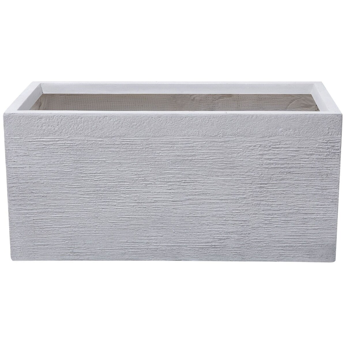 Doniczka 80 x 37 x 38 cm biała MYRA