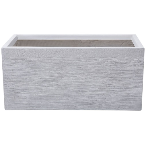 Doniczka 80 x 37 x 38 cm biała MYRA