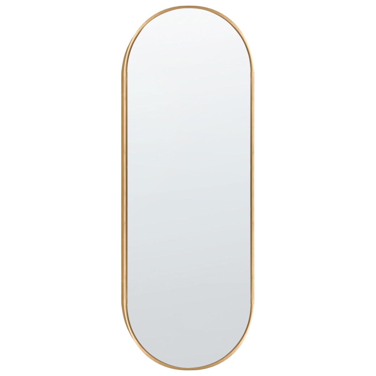 Lustro ścienne AZEVILLE 46 cm 122 cm Metal Złoty