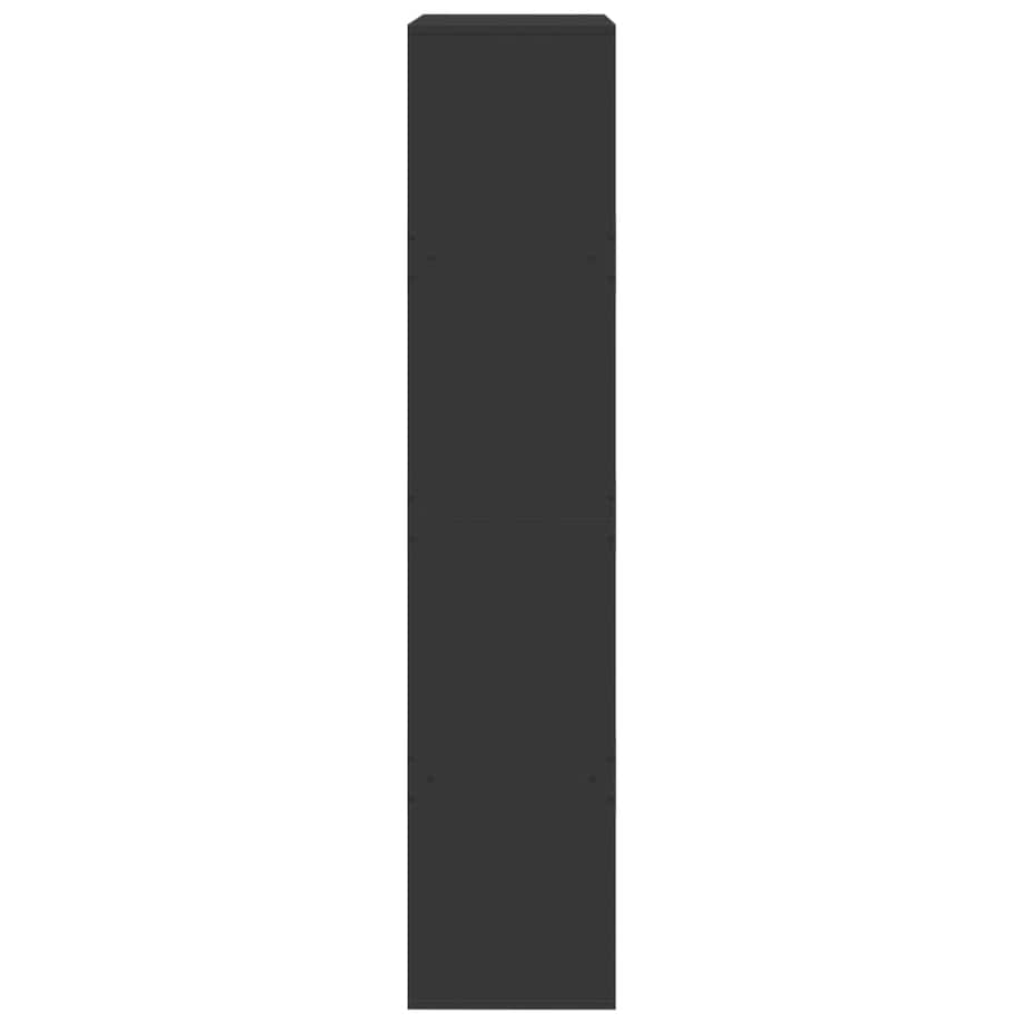 vidaXL Regał/przegroda do pokoju, czarny, 100x33x155,5 cm