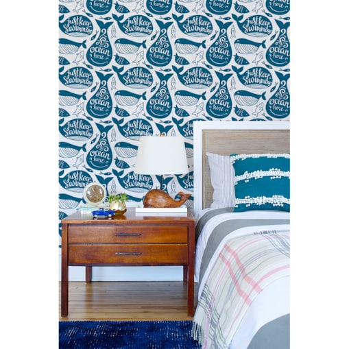 Tapeta Wieloryby, 416x254cm