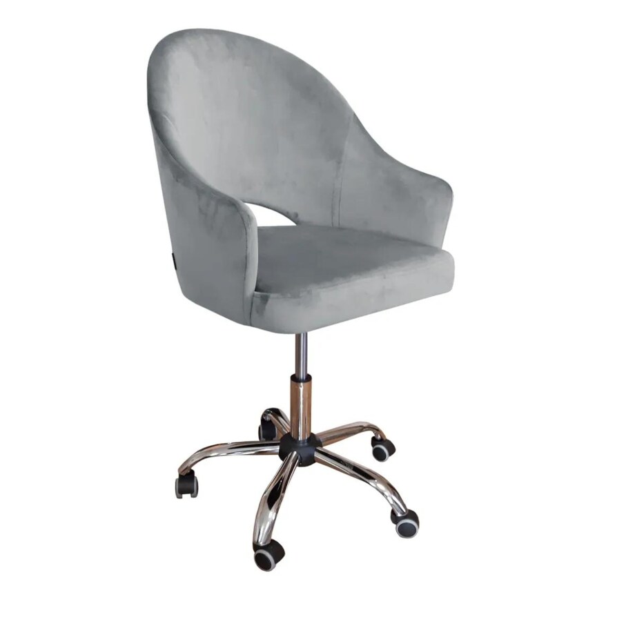 Fotel JENISEJ VELVET szary